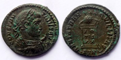 Ancient Coins - Constantine the Great - AE reduced follis - BEATA TRANQVILLITAS - Trier