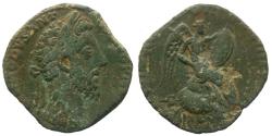 Ancient Coins - COMMODUS - AE Sestertius -VICT BRIT - RIC.452