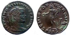 Ancient Coins - Maximianus Herculis - AE Follis -  GENIO POPVLI ROMANI - Siscia - RIC. 85b (s)