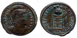 Ancient Coins - Constantine the Great - AE nummus - BEATA TRANQVILLITAS - Trier - RIC. 341 - Quality