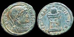 Ancient Coins - Constantine the Great - AE reduced follis - BEATA TRANQVILLITAS - Trier