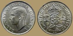 World Coins - Great Britain - Georg VI - 2 shillings 1943 - 