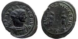 Ancient Coins - Aurelian - Ae Aurelianus - VIRTVS MILITVM - unknown mint - RIC. 407 R