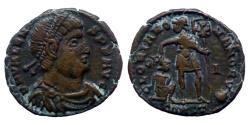 Ancient Coins - Valens - AE nummus - GLORIA ROMANORVM - Arles - RIC.9