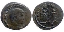 Ancient Coins - Constantine I - Ae nummus - GLORIA PERPET - Rome - RIC. 14 R4