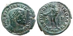Ancient Coins - Galerius - AE Follis - GENIO POPVLI ROMANI - Trier - RIC.594b