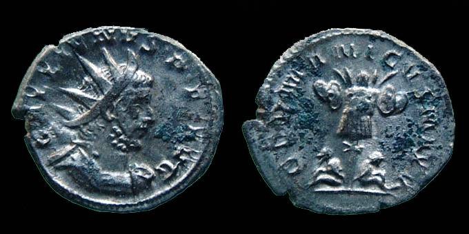 Gallienus Antoninianus Germanicvs Max V Roman Imperial Coins