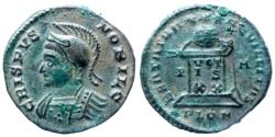 Ancient Coins - Crispus - Ae reduced follis - BEATA TRANQVILLITAS - London - RIC. 211 - Bust