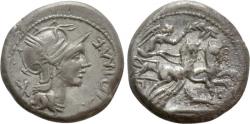 Ancient Coins - M. CIPIUS M. F. Denarius (115-114 BC). Rome.