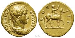 Ancient Coins - HADRIAN (117-138). GOLD Aureus. Rome.