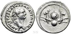 Ancient Coins - DIVUS VESPASIAN (Died 79). Denarius. Rome.