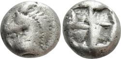 Ancient Coins - MYSIA. Lampsakos. Pale EL Hekte (Circa 500-450 BC).