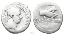 Ancient Coins - VITELLIUS (69). Denarius. Uncertain mint in Spain, possibly Tarraco.