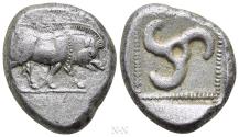 Ancient Coins - DYNASTS OF LYCIA. Uncertain dynast (Circa 490-430 BC). Stater.