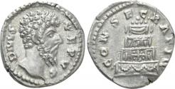 Ancient Coins - DIVUS LUCIUS VERUS (Died 169). Denarius. Rome.