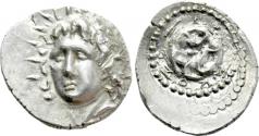 Ancient Coins - CARIA. Rhodes. Drachm (Circa 88/42 BC-AD 14). Skos -, magistrate.