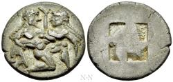Ancient Coins - THRACE. Thasos. Stater (Circa 500-480 BC).