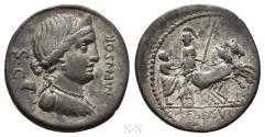 Ancient Coins - L. FARSULEIUS MENSOR. Denarius (76 BC). Rome.