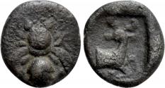 Ancient Coins - IONIA. Ephesos. Hemiobol (Circa 405-380 BC).