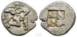 Ancient Coins - THRACE. Thasos. Diobol (Circa 500-480 BC).
