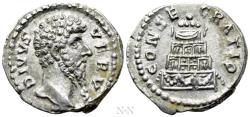 Ancient Coins - DIVUS LUCIUS VERUS (Died 169). Denarius. Rome.