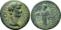 Ancient Coins - PHRYGIA. Cadi. Claudius (41-54). Ae. Meliton, son of Asklepiados, magistrate.