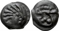 Ancient Coins - GALLIA. Senones. Potin (1st century BC).