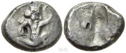 Ancient Coins - ACHAEMENID EMPIRE. Time of Xerxes II to Artaxerxes III (Circa 420-350 BC). Siglos. Sardes.