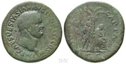 Ancient Coins - RARE JUDAEA CAPTA SESTERTIUS