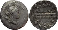 Ancient Coins - MACEDON UNDER ROMAN PROTECTORATE. First Meris. Tetradrachm (Circa 167-148 BC). Amphipolis.