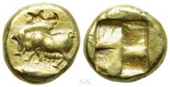 Ancient Coins - MYSIA. Kyzikos. EL Hekte (Circa 550-450 BC).
