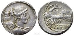 Ancient Coins - T. CARISIUS. Denarius (46 BC). Rome.