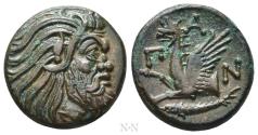 Ancient Coins - CIMMERIAN BOSPOROS. Pantikapaion. Ae (Circa 310-304/3 BC).