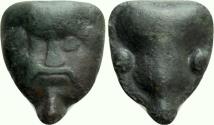 Ancient Coins - SICILY. Selinos. Hexas (450-440 BC).