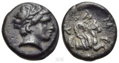 Ancient Coins - MYSIA. Lampsakos. Diobol (4th-3rd century BC).
