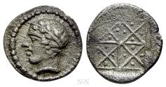 Ancient Coins - THRACO-MACEDONIAN REGION. Uncertain. Hemiobol (5th-4th Century BC).