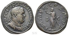 Ancient Coins - ATTRACTIVE SESTERTIUS OF BALBINUS