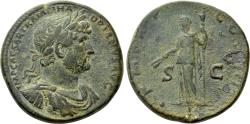 Ancient Coins - HADRIAN (117-138). Sestertius. Rome.