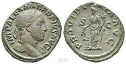 Ancient Coins - SEVERUS ALEXANDER (222-235). Sestertius. Rome.