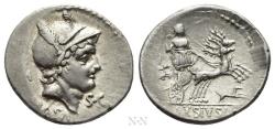 Ancient Coins - EXTREMELY RARE REPUBLICAN DENARIUS