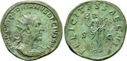 Ancient Coins - TRAJANUS DECIUS (249-251). Double Sestertius. Rome.