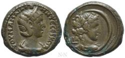 Ancient Coins - EGYPT. Alexandria. Julia Mamaea (Augusta, 222-235). BI Tetradrachm. Dated RY 11 of Severus Alexander (AD 231/2).v