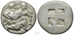Ancient Coins - THRACE. Thasos. Stater (Circa 500-480 BC).