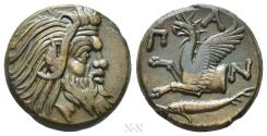 Ancient Coins - CIMMERIAN BOSPOROS. Pantikapaion. Ae (Circa 310-304/3 BC).