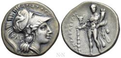 Ancient Coins - LUCANIA. Herakleia. Nomos - Stater (Circa 278-276 BC). Middle Pyrrhic period.