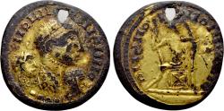 Ancient Coins - UNCERTAIN GERMANIC TRIBES (Circa late 3rd century). Fourrée Aureus. Contemporary Reinterpretaion of a uncertain emperor.