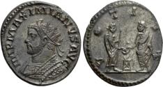 Ancient Coins - MAXIMIANUS HERCULIUS (First reign, 286-305). Antoninianus. Lugdunum.