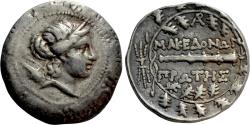 Ancient Coins - MACEDON UNDER ROMAN PROTECTORATE. First Meris. Tetradrachm (Circa 167-148 BC). Amphipolis.