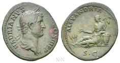 Ancient Coins - HADRIAN (117-138). As. Rome. "Travel Series" issue.