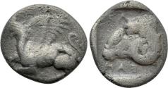 Ancient Coins - THRACE. Abdera. Diobol (Circa 395-360 BC).